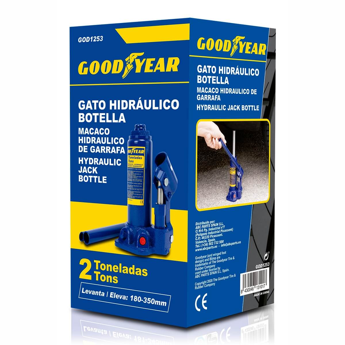 Goodyear Hydraulic Bottle Jack (2 to) - Image 5