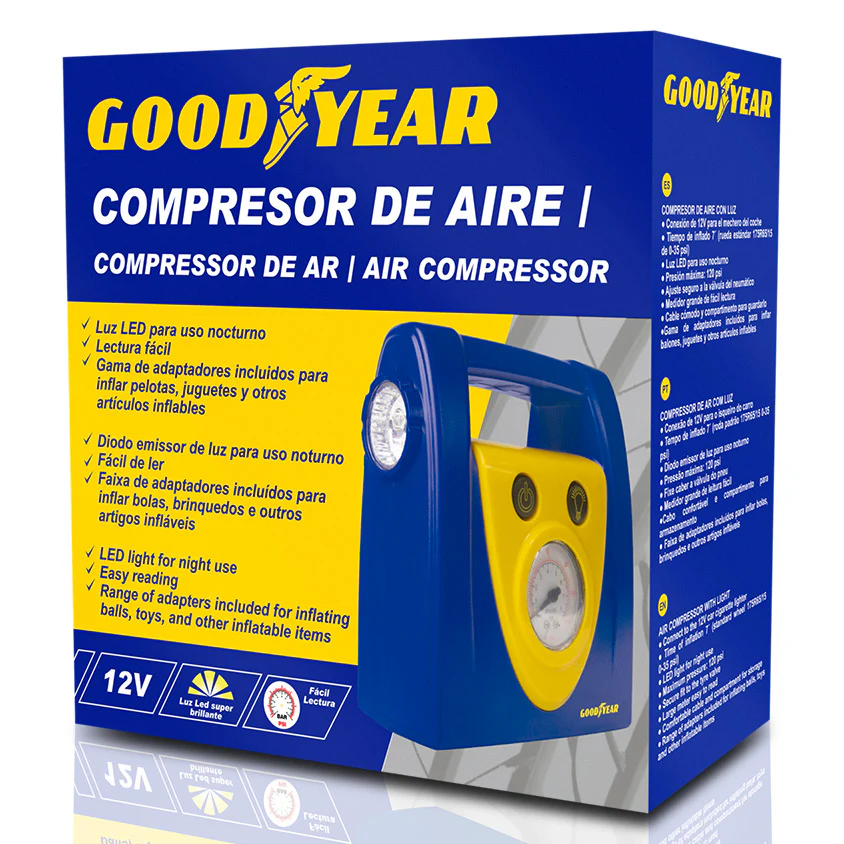 Goodyear Portable 12V Mini Air Compressor - Image 4